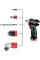 Шурупокрут акумуляторний PowerMaxx BS BL Q METABO (601749500)