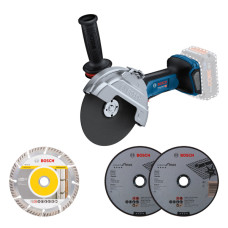 Кутова шліфувальна машина акумуляторна GWS 18V-180 P BOSCH (06019H6L01)