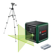 Лазерний нівелір Bosch Quigo Green зі штативом і батарейками (0603663C04)