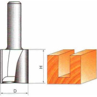 Фреза ГЛОБУС 1007 L90 D10X30 пазова пряма (1007-L90-D10X30-G)