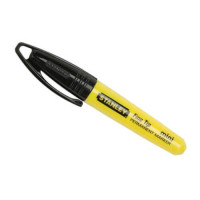 Міні - маркер  Stanley із загостреним наконечником чорного кольору, L=90мм, 1шт  (1-47-324)