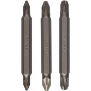 Набір двосторонніх біт Bosch PZ/PZ, 60 мм, 3 шт (2609255962)