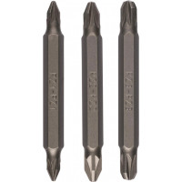 Набір двосторонніх біт Bosch PZ/PZ, 60 мм, 3 шт (2609255962)