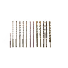 Набір бурів SDS-PLUS V-PLUS 6x110, 6x160, 8x160, 10x160, 12x160, 14x160, 16x160 (12 шт.) (B-49080)