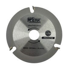 Диск універсальний по дереву для КШМ 125 x 3T x 22.23mm Werk (104168)