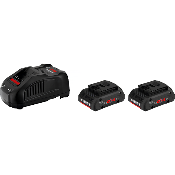 Набор 2 акумулятора Bosch ProCORE 18V 4.0Ah + ЗП GAL 1880 CV Professional (1600A016GF)