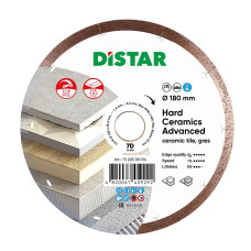 Круг алмазний вiдрiзний 1A1R 180x1,4/1,0x8,5x25,4 Hard ceramics Advanced (11120528014)