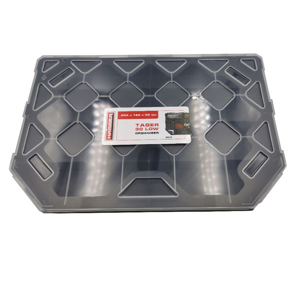 Органайзер пластиковий з фіксованими секціями Tager 30 Low 284*195*40 HAISSER (122152)