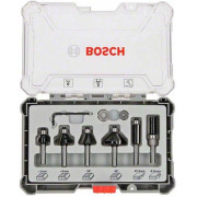 Набір кромкових фрез Bosch Trim&Edging 8 мм, 6 шт (2607017469)