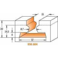 Фреза HM D=32 d=15 I=20 S=12 (950.604.11)