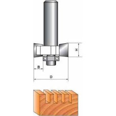 Фреза ГЛОБУС 1023 h2,25 кромочна фальцева (1023-h2,25-G)
