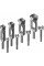 Набір свердл для отворів та пробок (D=15, 20, 25, 30) + футляр (500.003.08)