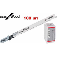 Пилочка для лобзика T101B Clean for Wood, HCS 1шт. фанера /2608637876 (2608637876)