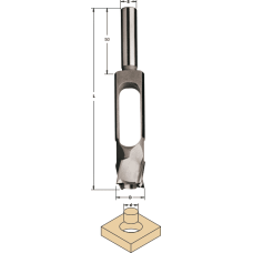 Свердло для пробок d=22 D=34 S=13 Z=5 L=140 SP RH (529.220.31)