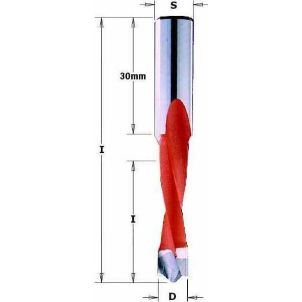 Свердло NP HW D=6 I=35 L=70 S=10x30 LH XTREME-HW (311.060.42)