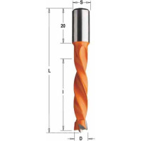 309.080.11 Свердло HW NP D=8 I=43 L=70 S=10x20 RH (309.080.11)