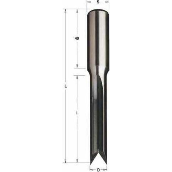 Фреза осциляц. D=9 I=55 L=100 S=13x40 Z=2 RH&LH (179.090.50)