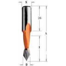 313.050.11 Свердло HW P D=5 I=27 L=57,5 S=10x26 RH (313.050.11)