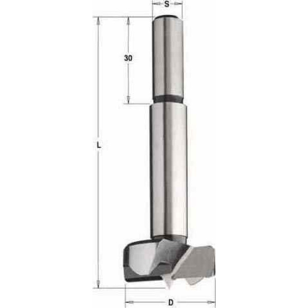 Свердло циліндричне SP RH D=45 L=90 S=10x30 (хвост-к циліндр.) (512.451.31)