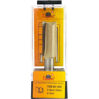Фреза ГЛОБУС 1003 d12 D18 пазова пряма (1003-d12-D18x40-G)