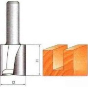 Фреза ГЛОБУС 1007 L55 D6 X20 пазова пряма (1007-L55-D6X20-G)