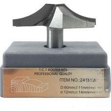 Фреза ГЛОБУС 2417 D60 d12 фігирейна горизонтальна (2417-d12-D60-G)