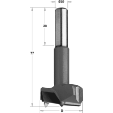 Свердло циліндричне HM D=20 L=77 S=10x30 LH (370.200.12)