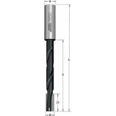 Свердло осциляційне з подрібнювачем D=16 I1=25 I=95 L=170 S=16x50 Z2R RH (161.160.11)
