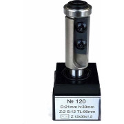 Фреза ГЛОБУС 120 PRO Z2 D21 I30 L90 підшипник 8x19x6 кромочна пряма з верхнім підшипником (120-PRO-D21X30-G)
