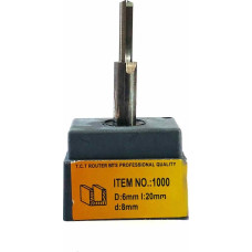 Фреза ГЛОБУС 1000 D6 пазова пряма (1000-D6-G)