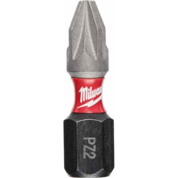 Біта SHOCKWAVE MILWAUKEE, PZ2, 25мм, (1шт) (4932430864)
