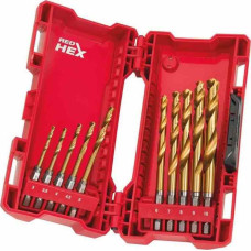 Набір свердл по металу RedHEX HSS-G TiN MILWAUKEE, (10шт) (48894759)