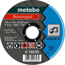 Відрізний круг 115x1,0х22,2 мм, Novorapid (Basic), по сталі, 41, A 60-R  (616505000)