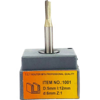 Фреза ГЛОБУС 1001 d6 D5 пазова пряма (1001-d6-D5-G)