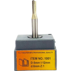 Фреза ГЛОБУС 1001 d6 D5 пазова пряма (1001-d6-D5-G)