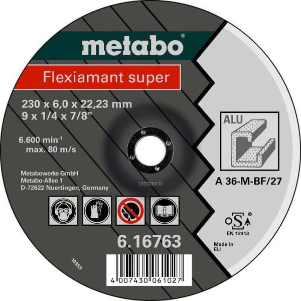 Диск зач.Flexiamant S180x6,0x22 Al (616760000)