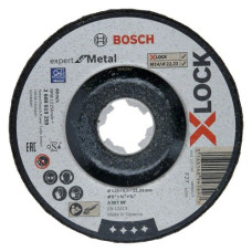 Круг обдирний Bosch X-Lock Expert for Metall, 125х6х22,23 мм, увігнутий (2608619259)