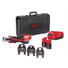 Обжимник гідравлічний акумуляторний для труб MILWAUKEE M12 HPT-202C J-SET (+зар.пр.,2ак.Х2Аг,J-кліщі,кейс) (4933480902)