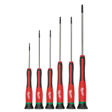 Набір викруток Torx MILWAUKEE для точних робіт, (6шт) кейс на блискавці (4932471870)