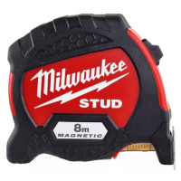 Рулетка магнітна метрична MILWAUKEE STUD, 8м (33мм) (4932471627)