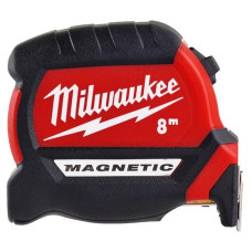 Рулетка магнітна PREMIUM MILWAUKEE, 8м, (27мм) (4932464600)