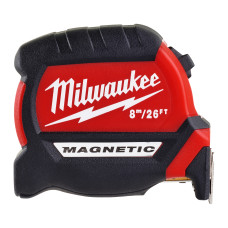 Рулетка магнітна GEN III 8м-26фт / ширина 27мм MILWAUKEE (4932464603)