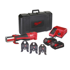 Обжимник гідравлічний акумуляторний для труб MILWAUKEE, M18 BLHPT-202C M-SET (+ЗП,2акум.Х2Аг,M-кліщі,кейс) (4933451133)