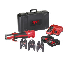 Обжимник гідравлічний акумуляторний для труб MILWAUKEE, M18 BLHPT-202C U-SET (+ЗП,2ак.Х2Аг,U-кліщі,кейс) (4933451136)