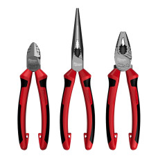 Набір губцевого інструмента 3 предмета (пасатижи, кліщі, кусачки) MILWAUKEE 4932492773 (4932492773)
