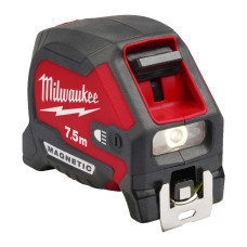 Рулетка MILWAUKEE с подсветкой 7.5 метров LED магнитная (4932492469)