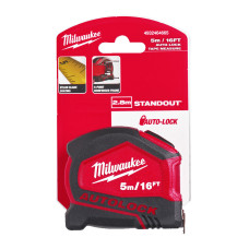 Рулетка метрична AUTOLOCK MILWAUKEE, 5м/16фт (25мм) (4932464665)