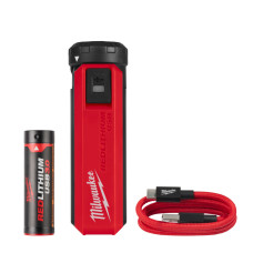 Акумулятор Li-Ion Повербанк 2,1А PPS-301 с зарядним пристроєм USB L4 MILWAUKEE 4932493335 (4932493335)