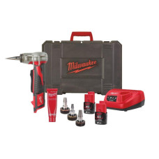 Субкомпактний розширювальний інструмент UPONOR для системи Q&E Milwaukee C12 PXP-I06202C 4933441715 (+ заряд.пристрій, 2 акум., (4933441715)