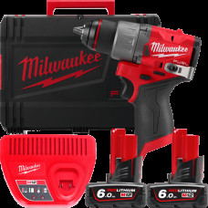 Шурупокрут акумуляторний M12 FDD2‑0 MILWAUKEE (4933479875)